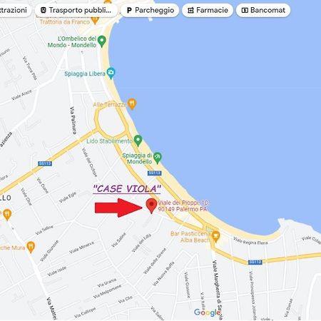 Apartament Casa Viola Elegante E Sul Mare Di Mondello Palermo Zewnętrze zdjęcie