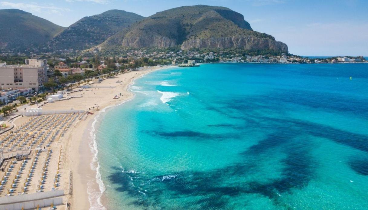 Apartament Casa Viola Elegante E Sul Mare Di Mondello Palermo Zewnętrze zdjęcie